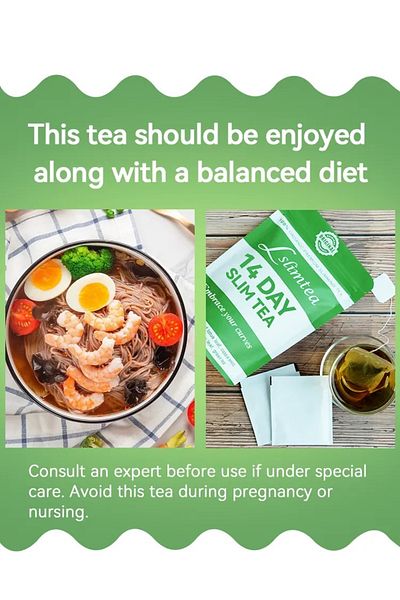Chinaherbs Organic Slimming and Weight Loss Tea, Slimming Tea Supports Healthy Digestion and Metabolism, 14 Bags