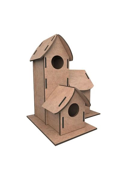 JASPER Bubu Wooden Paintable Bird House 14512611
