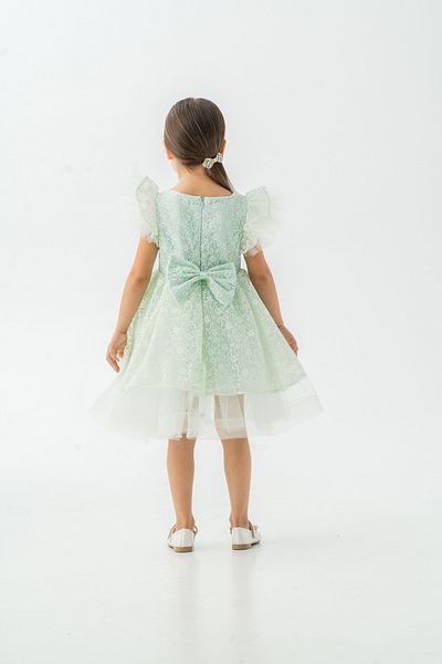Eray Kids Βραδινό φόρεμα για κορίτσια με δαντέλα με λεπτομέρεια φιόγκου στην πλάτη