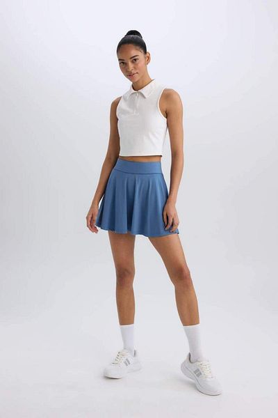 DeFacto New Season Defactofit Sports Mini Tennis Skirt with Inner Tights