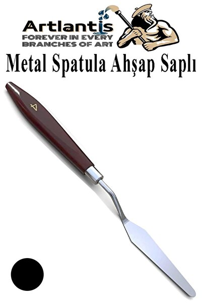Artlantis Metal Spatula 1 Adet Boyama Bıçağı Spatülü Palet Bıçağı Paslanmaz Ç...