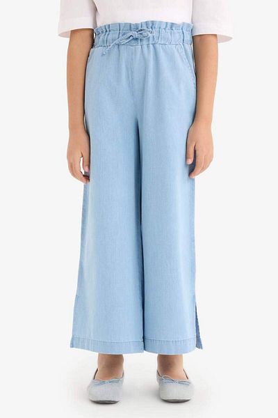 DeFacto Pantaloni de blugi cu picioare largi pentru fete D7102a825sm