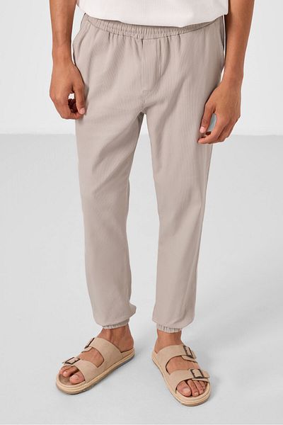 TOMMY LIFE Ανδρικό παντελόνι Stone Standard Fit Woven Ελαφρύ εύκαμπτο Chino - 82176