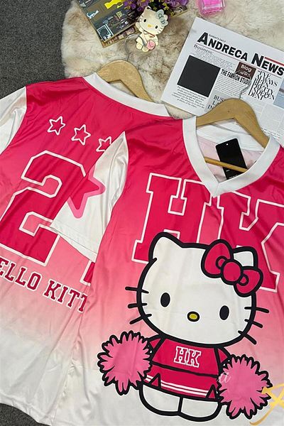 Karakedi Μπλούζα Unisex Ροζ Amigo Girl Hello Kitty