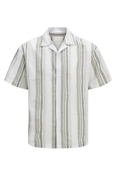 Jack & Jones Πουκάμισο μεγάλου μεγέθους λινό μείγμα - Καλοκαίρι