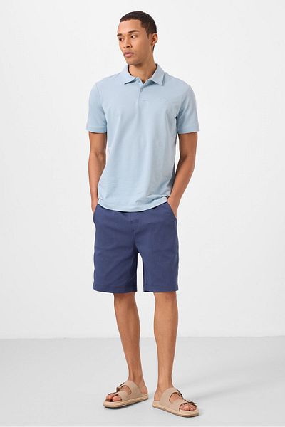 TOMMY LIFE Pantaloni scurți pentru bărbați, țesuți, flexibili, cu potrivire standard, pentru bărbați - 81293
