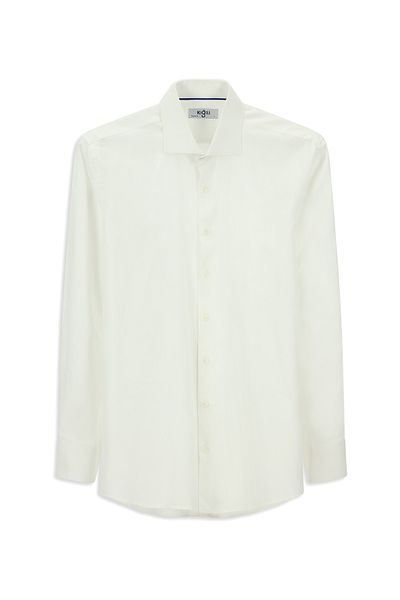 Kiğılı Long Sleeve Classic Patterned Cotton Shirt