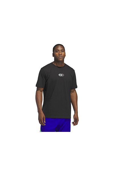 adidas Sum Novelty T 1 Μπλουζάκι μπάσκετ για άνδρες JI7107 Μαύρο