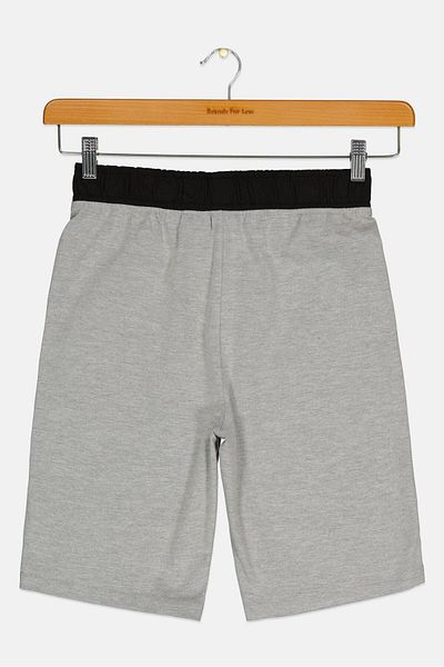 Puma Kids Boy Sportswear Fit Brand Logo Outdoor Short, Grey