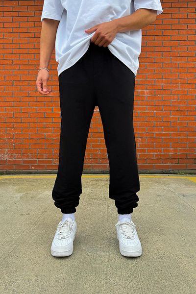 Flaw Wear Regular Jogger Black Sweatpants
