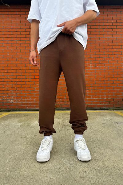 Flaw Wear Regular Jogger Brown Sweatpants