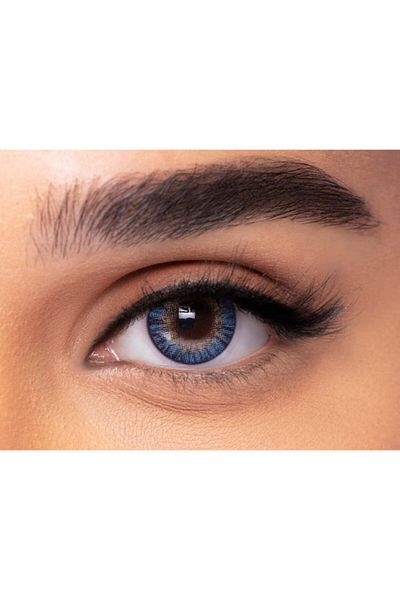 Alcon Freshlook One Day Color Contact Lens - Blue - Pack of 30 - (-2.5 Power)
