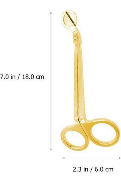 HALAMODO Wick Trimmer Candle Accessory Set Gold
