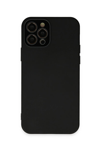 NewFace غطاء زجاجي لهاتف آيفون 12 برو ماكس - أسود DPMAH