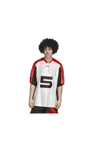 adidas قميص كرة السلة للرجال من Anted Jersey JD6151 باللون الأبيض