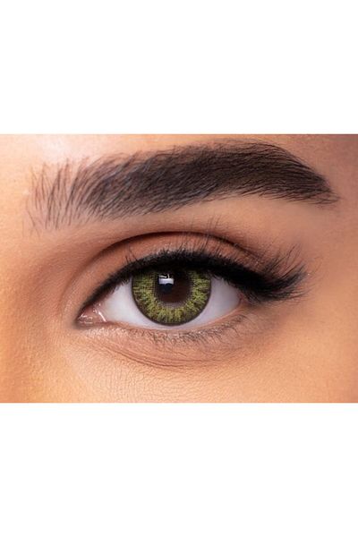 Alcon Freshlook Color Blends Monthly Color Contact Lens - Gemstone Green - ( 1 Power)