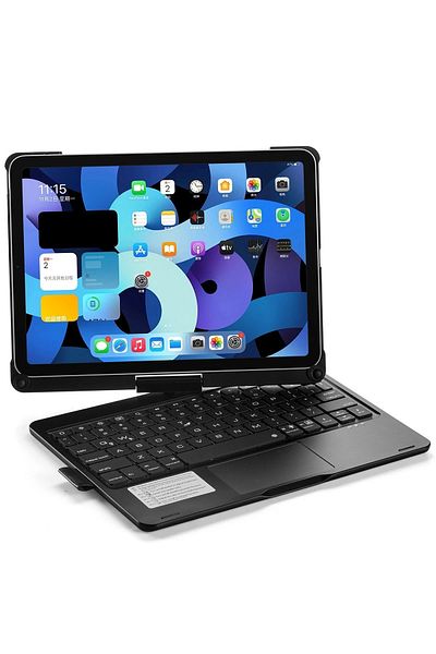 NewFace iPad Pro 13 (2024) F13 Ats Case Magic Tablet Case with Rotating Keyboard - Black Alsat