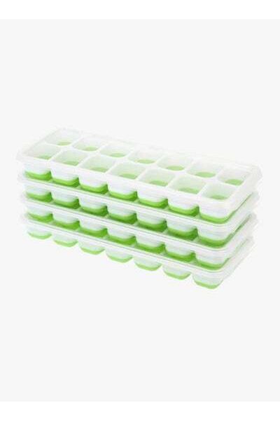 HALAMODO 4-Piece Ice Cube Tray Green 89grams