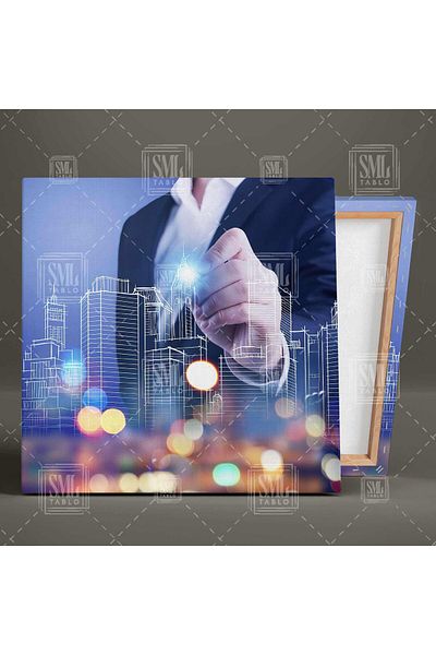 SML TABLO Imobiliare Casa Imobiliare Planificarea orașului Construcții Inginerie Pătrat Pictură pe pânză