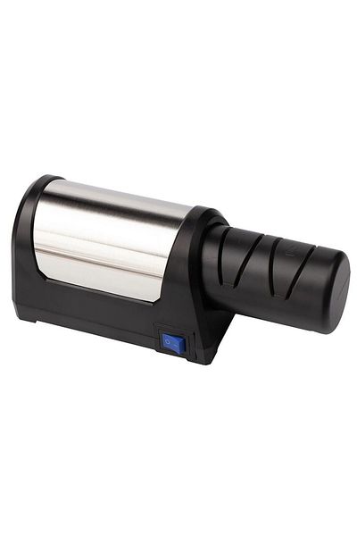Depox Electric Knife Sharpener, Power Sharpener, 2 Degrees, Black