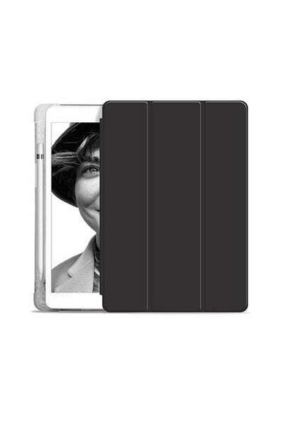 HALAMODO Slim Stand Hard Back Shell Protective Cover Case For iPad 10.2 Inch 2021 Black