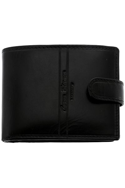 GiftExpress Corvo Luxury Black Leather Men's Wallet