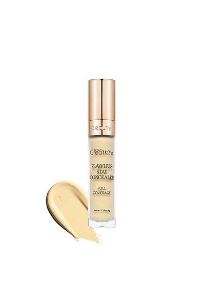 Beauty Creations Concealer with high coverage and long-lasting Beauty Creations Flawless Stay Concealer CY Yellow, 8g