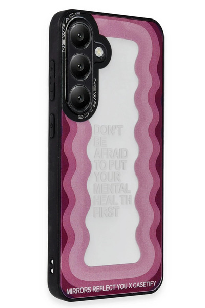 NewFace غطاء حماية لهاتف سامسونج جالاكسي S24 بلس بنمط مرآة - مرآة - 11 NRMSA