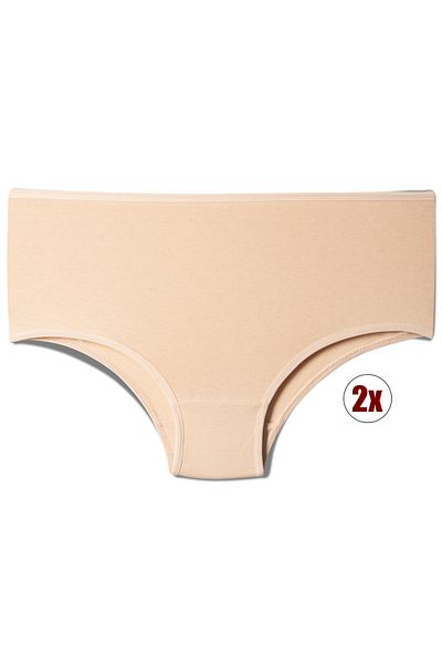 Lolitam Women's High Waist Cotton Lycra 5-Piece Panties