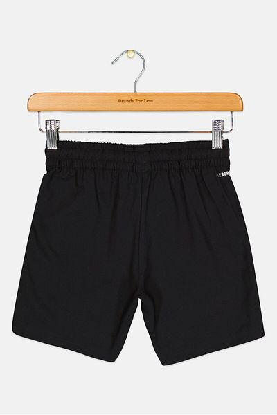 adidas Kids Boy Sportswear Fit Brand Logo Tennis Shorts, Black/white
