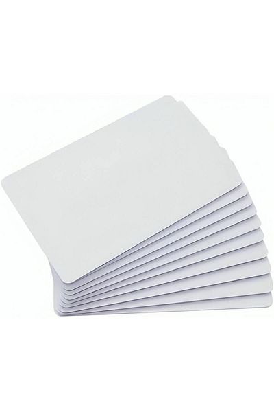 PVC 250 White Double-Sided Plastic Cards