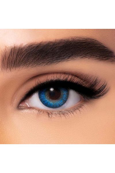 Alcon Freshlook Color Blends Monthly Color Contact Lens - Brillant Blue - ( -5.25 Power)