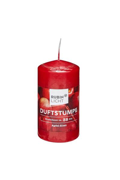 Rubinlicht Rubin Licht Kokulu Silindir Mum Elma&Tarçın 110x60