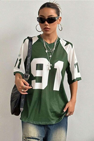 Köstebek Πράσινο μπλουζάκι Unisex Number 91