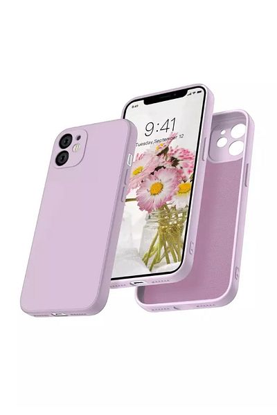 Generic Silicone Case Cover Compatible with iPhone 12 /12 Pro , Ultra Slim Fit with Full Body Protection