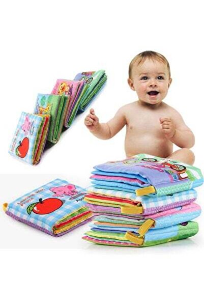 HALAMODO كتاب تعليمي مبكر للأطفال باللغة الإنجليزية، مكون من 4 قطع