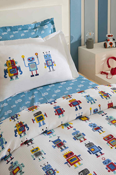 YOUNG Karaca Home Young Voltrab 100% Cotton Single Pique Set Multicolor