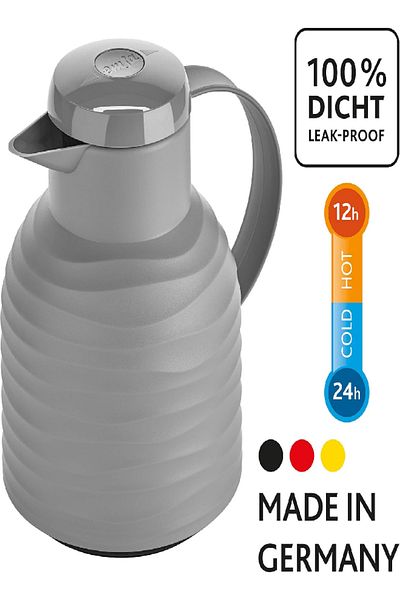 emsa Samba Wave Vacuum Flask 1 Litre Plastic
