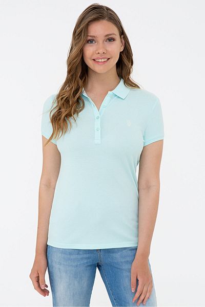U.S. Polo Assn. Πράσινο γυναικείο T-Shirt