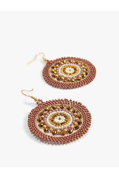 Koton Earrings Ethnic Detailed Beaded