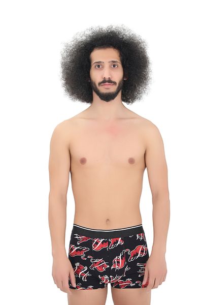 andredimoda Ανδρικό μπόξερ 3' 1ο Premium Ειδικό Σχέδιο Ύφασμα Κατηγορίας. Απλό Lycra Άνετο μποξεράκι