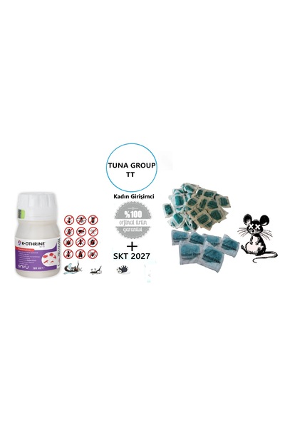 Bayer Envu-k-othrine Sc50 ml ve Radilon Pasta 100 gram (KOVADAN AÇARAK GRAMAJ...