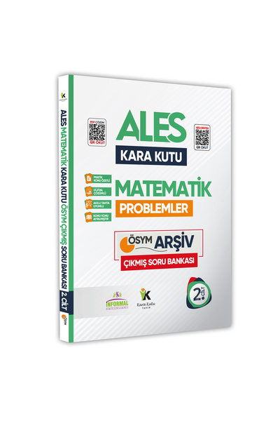 İnformal Yayınları Ales Matematiğin Kara Kutusu 2.cilt Problem Konu Özetli Tamamı Çözümlü Soru Bankası