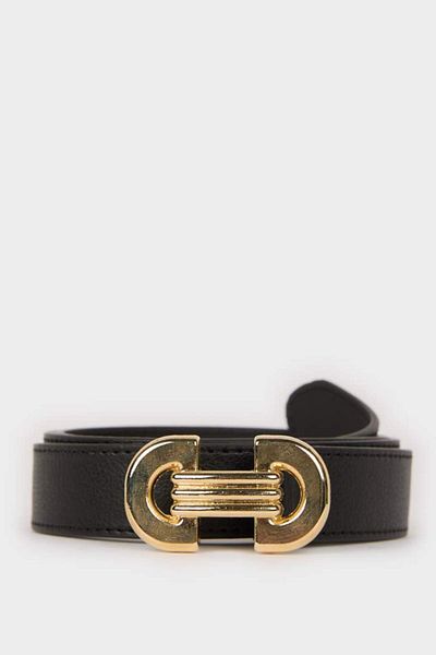 DeFacto Women's Faux Leather Casual Belt F1444Axns