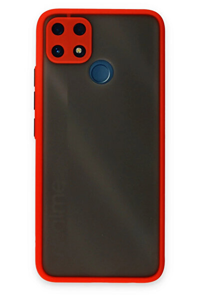 NewFace جراب سيليكون مونتريال لهاتف Realme C25 - أحمر ZNGZR