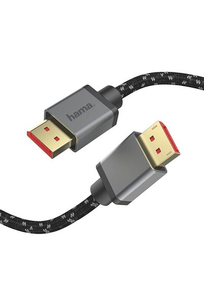 Hama 200505 Ultra-HD 8K DisplayPort 1.4 Cable, 2 m Length