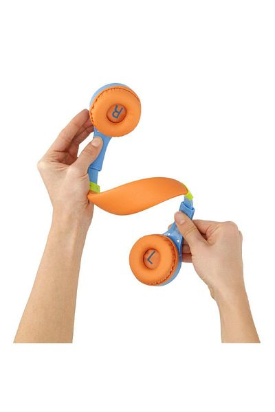 Hama 184106 Kids Guard Wired On Ear Headphones Blue/Orange