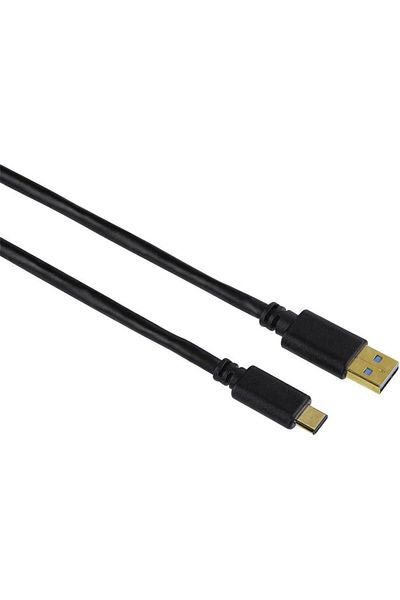 Hama HA135736 Universal 1.80 Meter USB-C Adapter Cable - Black