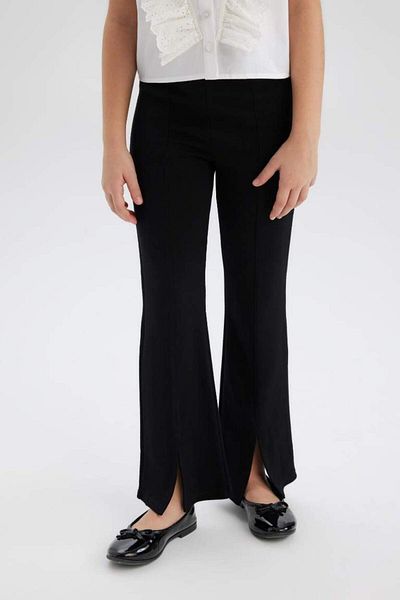 DeFacto New Season Girl's Flare Fit Slit Trousers