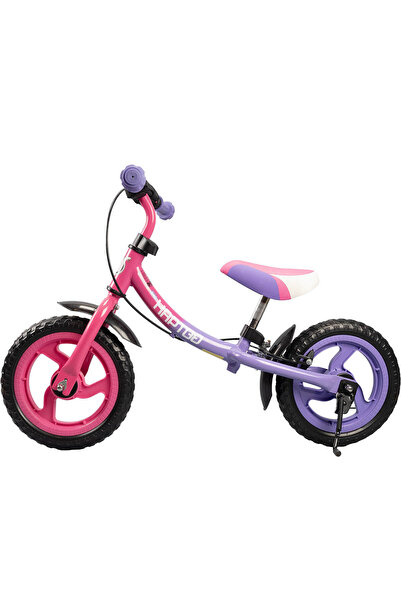 ACTION ONE Joy balance bike, with brake, 12 inch, purple with pink